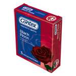Контекс (Contex Black Rose) Черная роза Презервативы Черного цвета  (N 3) ЛРС Продактс Лтд - Соединенное Королевство